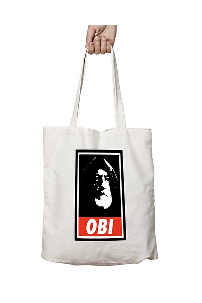 ART HEDİYE حقيبة كتف مطبوعة دائمة وقابلة للغسل من Star Wars Obey Obi
