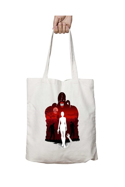 ART HEDİYE Resident Evil Nemesis - Two Side Permanent Printed, Washable Shoul...