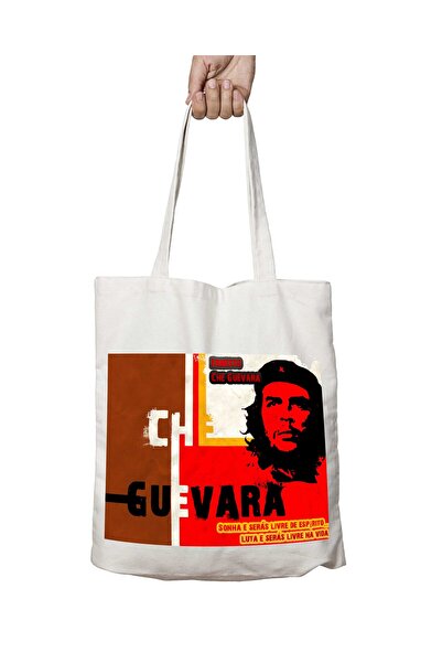 ART HEDİYE تشي جيفارا إرنستو - حقيبة مطبوعة قابلة للغسل على الجانبين