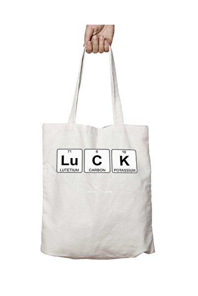 ART HEDİYE Lu C K Şanslı - Періодична таблиця, двосторонній друк, пральна сум...