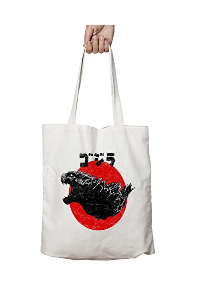 ART HEDİYE Rising King Godzilla - حقيبة دائمة مطبوعة قابلة للغسل