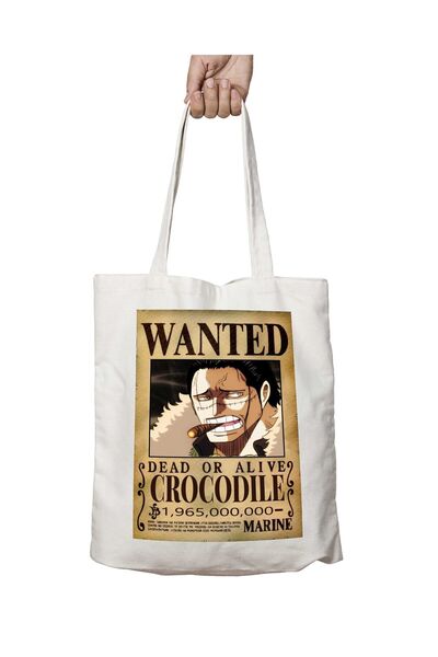 ART HEDİYE WAnted crocodile A Anime - Two Sides PermAnent Printed, WAshAble S...