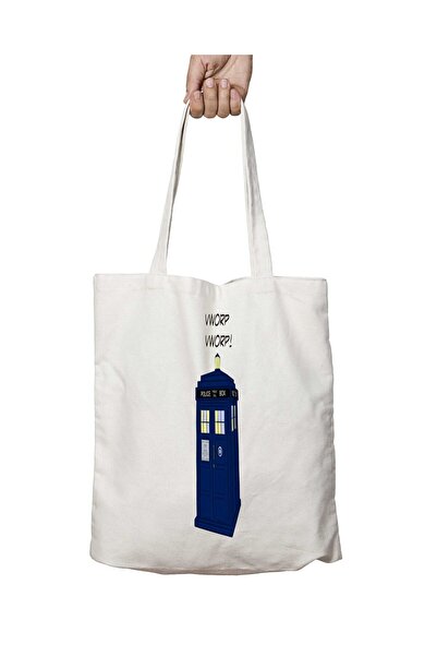 ART HEDİYE Doktor Hu Tardis VWOPR Perivo Torba - Trajni otisak na obe strane