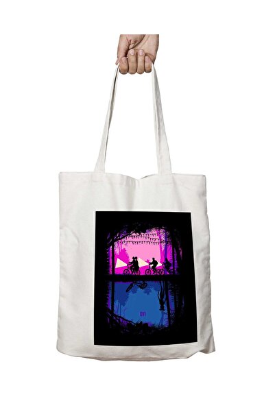 ART HEDİYE Stranger Things Upside Down Printed - Washable Permanent Shoulder ...