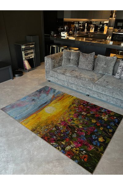 Rugs Modern Halı Covor decorativ modern Pastel Tema, multicolor, cu model abs...