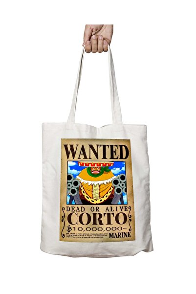 ART HEDİYE Wanted Corto Anime - حقيبة كتف مطبوعة على الجانبين وقابلة للغسل