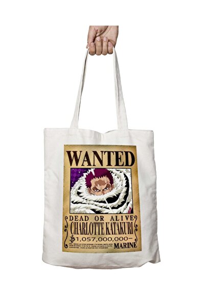 ART HEDİYE Wanted Charlotte Katakuri - Сумка з аніме-принтом, двостороння, ст...