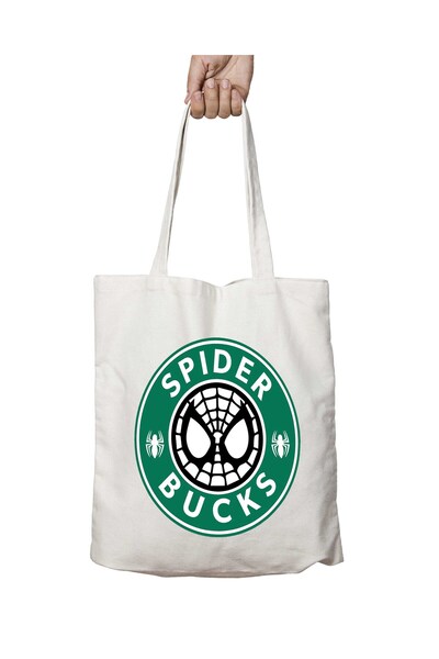 ART HEDİYE Spider Bucks Starbucks Spiderman Homecoming двостороння сумка з по...
