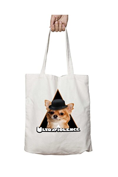 ART HEDİYE Ultraviolence Dog - Двостороння сумка з постійним принтом, яку мож...
