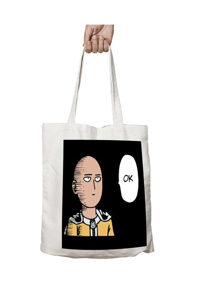 ART HEDİYE حقيبة One Punch Man Saitama Arrow مطبوعة دائمة وقابلة للغسل - جانبان