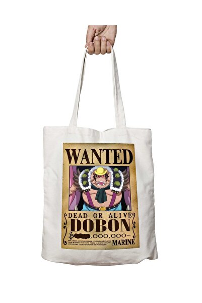 ART HEDİYE Wanted Dobon Anime - حقيبة مطبوعة قابلة للغسل، تدوم على الجانبين