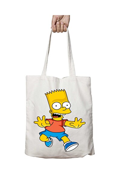ART HEDİYE سيمبسون بارت وهومر مارج - حقيبة كتف دائمة قابلة للغسل، مطبوعة على ...