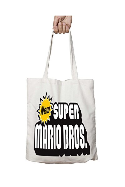 ART HEDİYE Супер Маріо Брос з принтом, пральна сумка - двостороння, стійка