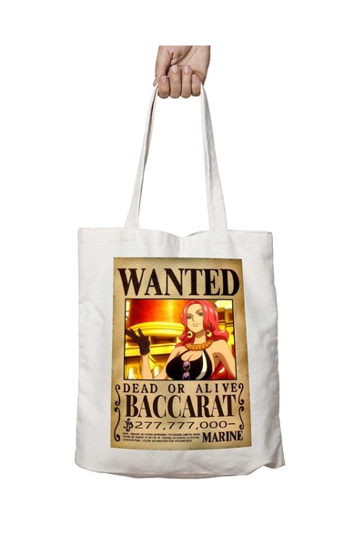 ART HEDİYE Wanted Baccarat Anime - حقيبة قابلة للغسل ذات وجهين