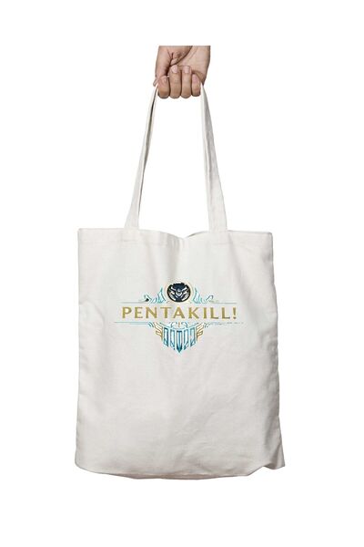 ART HEDİYE Pentakill Washable Printed Bag - StaY Two Sides