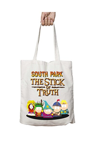 ART HEDİYE حقيبة كتف ساوث بارك ذا ستيك أوف تروث - مطبوعة على الجانبين وقابلة للغسل
