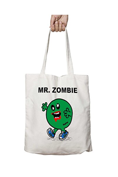 ART HEDİYE حقيبة قابلة للغسل مطبوع عليها Mr Zombie and Mr Men - تدوم على الجا...