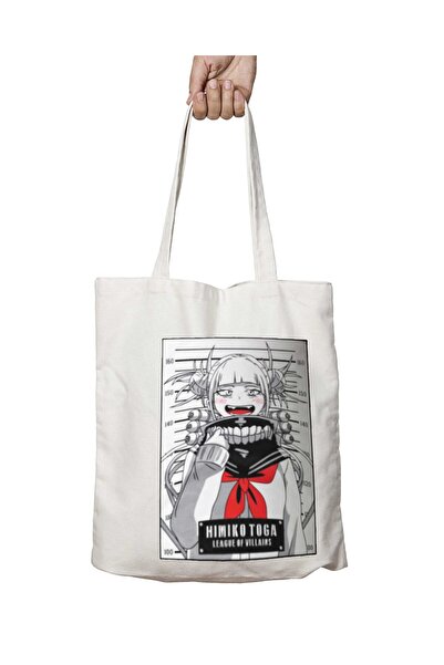 ART HEDİYE My Hero Academia Himiko Toga - حقيبة مطبوعة دائمة قابلة للغسل