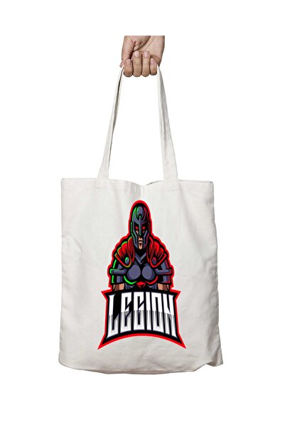 ART HEDİYE Legion American - حقيبة كتف للمدرسة والشاطئ قابلة للغسل ومطبوعة بش...
