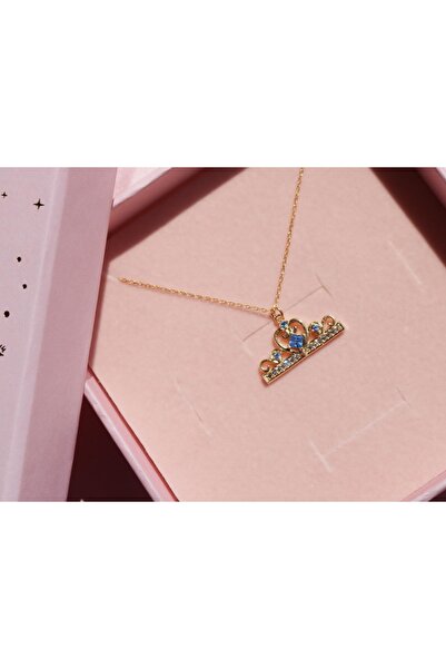 Reorah Collection Cinderella Taç Kolye 925 Gümüş - Altın Kaplama