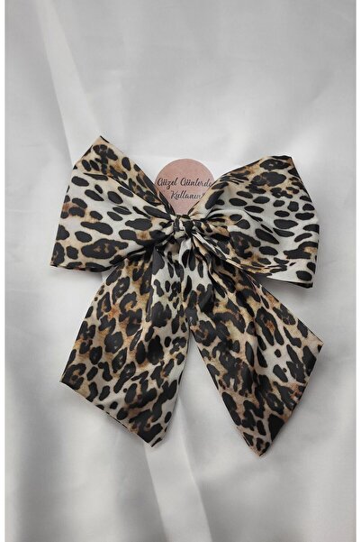 LO ADORO Leopard Patterned Satin Buckle - Automatic Fabric