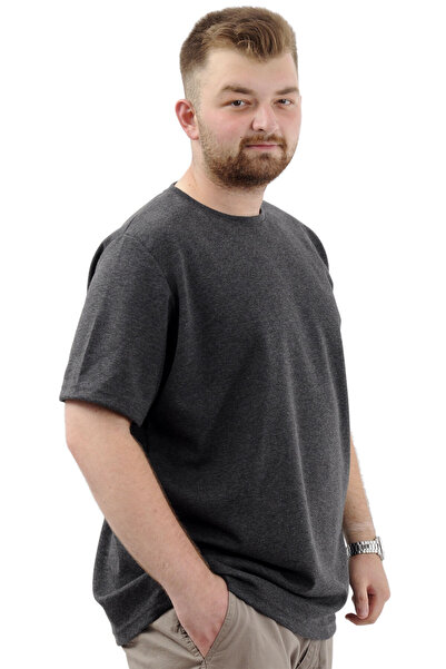 ModeXL Crew Neck Men's T-Shirt Size XL - INTERLOK 23162 Anthracite