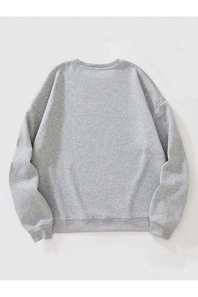 Mad&Calf Έχετε αυτό το εμπριμέ Unisex Oversize Fleece φούτερ