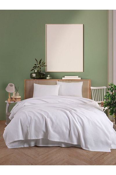 MirCotton White 100% Cotton Double HOtel Pike