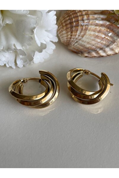 Vialis Halka Model Kararmaz Çelik Küpe