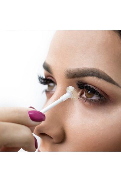 JoyCoffee Mixed Color 1Pcs Contact Lens Tweezers and Suction Cup