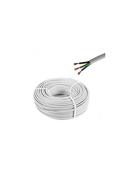 ÖZNUR 2x1,5 Mm H05vv-f (ttr) Kablo Beyaz 100 Metre
