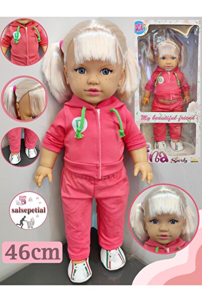 Salsepetial Büyük Boy Et Bebek 46cm Kokulu Kutulu Model Bebek Eşofmanlı Tina ...