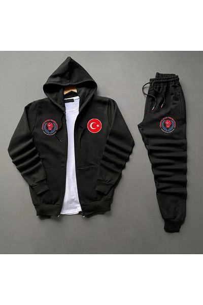 Pisa Art UnisEx High QualitY Boxing National TEam - SwEatpants and ZippErEd SwEatshirt 2-piEcE Combination