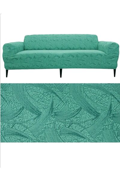 seltenet Stretch elastic elastic, lavabil, din bumbac, model pentru lounge, 3 locuri, jacquard, husă pentru scaun.