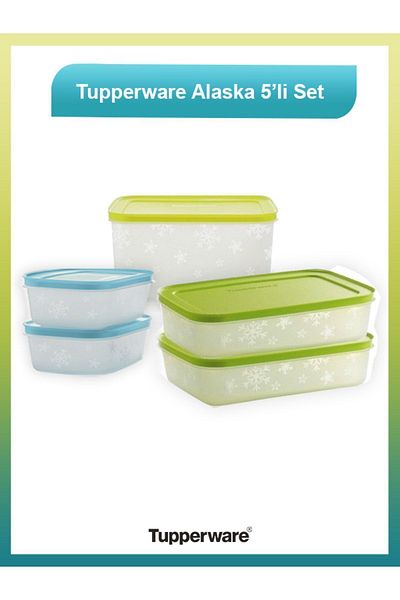 Tupperware Alaska New Set of 5