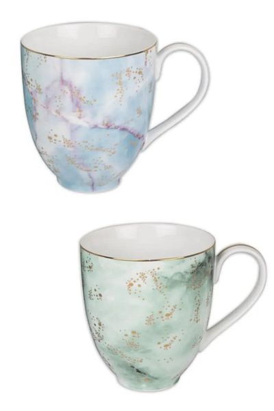Mikasa Moor Porcelain Deep 2-piece Mug Set