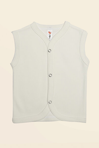 Havuç Luxury Compact Combed Cotton Baby Vest - Set of 2 with Snap Fasteners