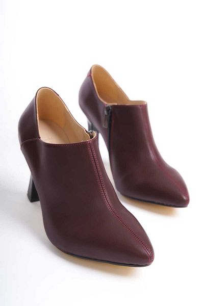 İDOL SHOES High Heeled Vegan Leather Women's Shoes - Remarkable