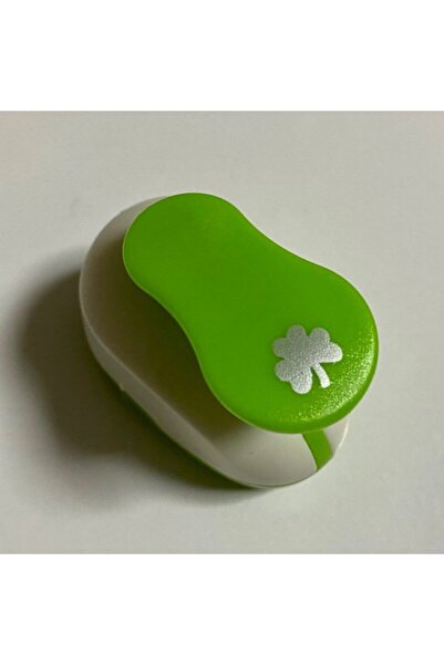 Rölyef Sanat Evi Şekilli Delgeç Yonca 3 Yaprak Küçük Modeli ( Boy 1 Cm )