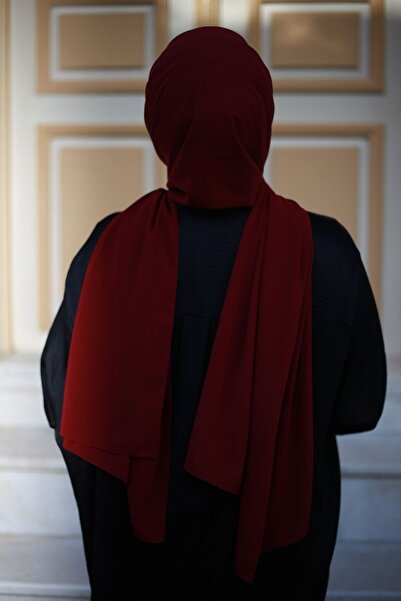 Mode Scarf Hijab Medina Silk Claret Red