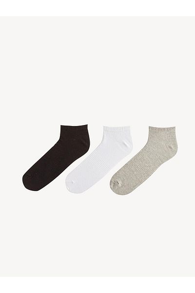 LC Waikiki Комплект мъжки чорапи ECO Booties - 3 броя