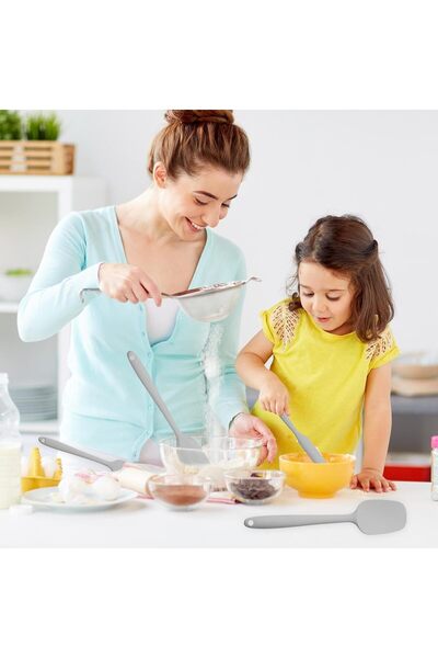 afifehome High Heat Resistant 6-Piece Silicone Spatula Set - Bpa Free Cooking Product