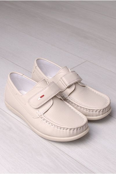Rıdvan Çelik Cream Velcro Boys' Shoes