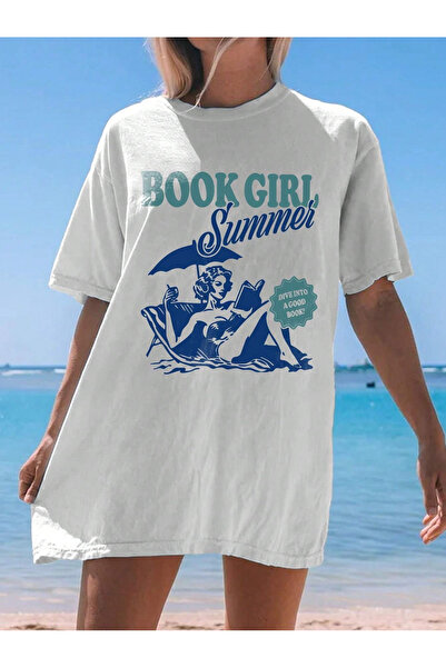 Jose Clothing Tricou oversize imprimat din bumbac organic