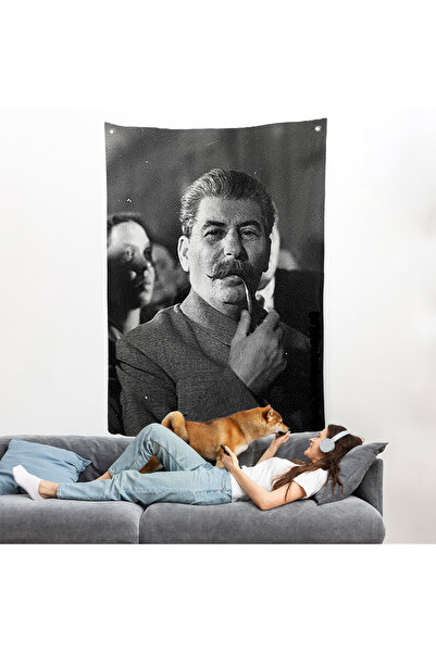 Harita Sepeti Joseph Stalin Rusya ve Sovyetler Birliği SSCB Duvar Örtüsü-7936