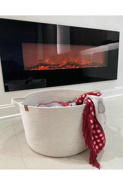 Sevdam Sepet Decorative White Storage Box - Bathroom Accessory