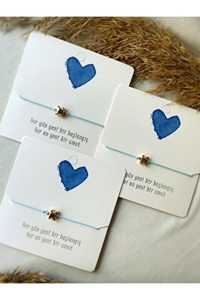 Atölye Merdiven 3lü Arkadaşlık bilekliği Seti Kaplumbağa Doğum günü / Nişan / Baby shower  Anı bilekliği