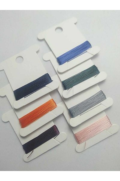 Eskişehir hobi sanat Λεπτό Ροζάριο 0,2 mm 7 χρωμάτων - 2 μέτρα και 14 μέτρα συνολικά