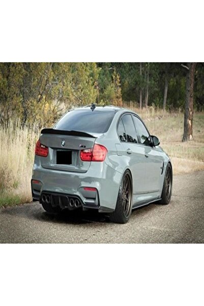 BODYKİT DİZAYN Bmw F30 - F80 M3 2012-2018 Vorsteiner Set 3 Parça Difüzör (PLASTİK)