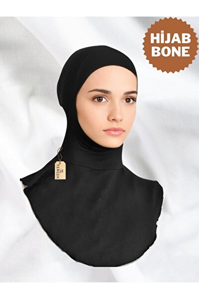 Tergek Hijab cu guler pentru gât, gata de folosit, practic, bumbac pieptănat, hijab, eșarfă, șal, turban, Mevlüt, rugăciune